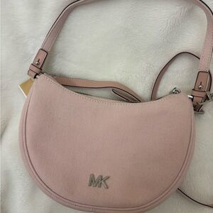 Michael Kors Blush Crescent Crossbody Bag